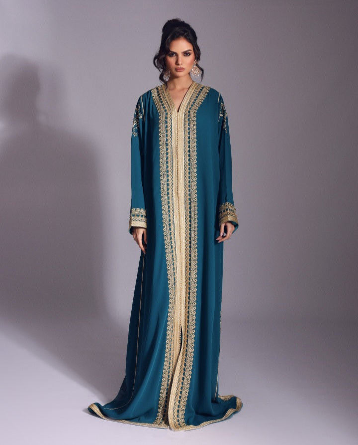 CAFTAN Lalla Mennana (turquoise)